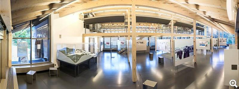 Innenansicht des Dokumentationszentrums © Institut für Zeitgeschichte München - Berlin/ Karin Wabro
