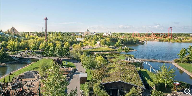 Blick auf Belantis - © BELANTIS, Foto: Eric Kemnitz