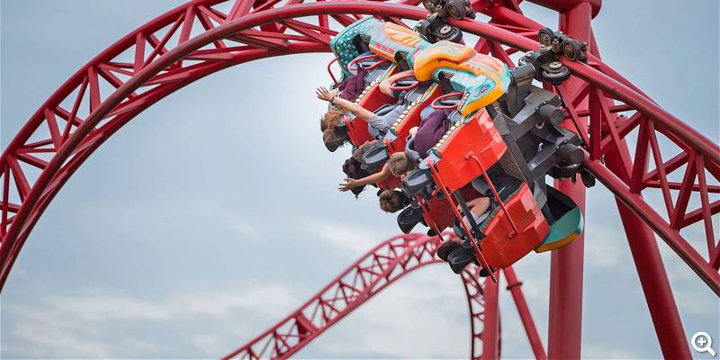 Achterbahn Huracan - © BELANTIS, Foto: Eric Kemnitz