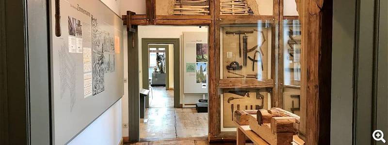Harzmuseum Wernigerode: Ausstellung zum Beruf des Zimmermanns ©Harzmuseum