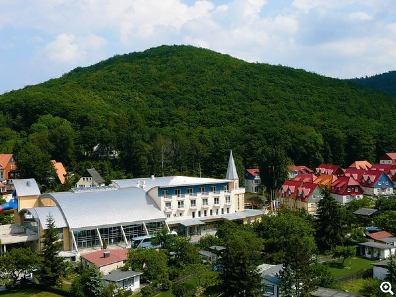 Luftaufnahme des gesamten Parks