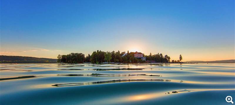 Blick vom Wasser - Foto: Insel Mainau/Achim Mende