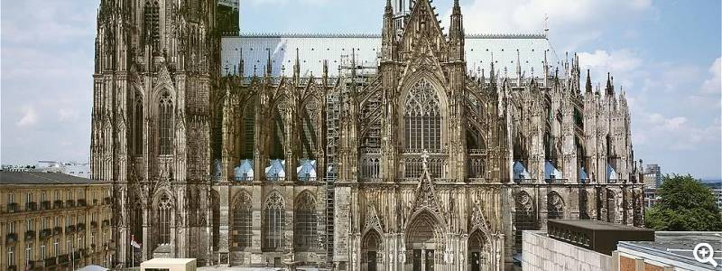 Außenansicht des Kölner Doms - © Hohe Domkirche zu Köln, Dombauhütte; Foto: Matz und Schenk 