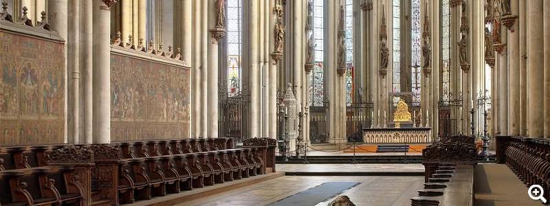 Der Binnenchor - © Hohe Domkirche zu Köln, Dombauhütte; Foto: Matz und Schenk 