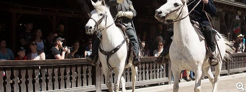 Show Geschichte des Amerikanischen Bürgerkriegs Foto: Pullman City