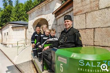 Besucherbahn © Südwestdeutsche Salzwerke AG, Salzbergwerk Berchtesgaden