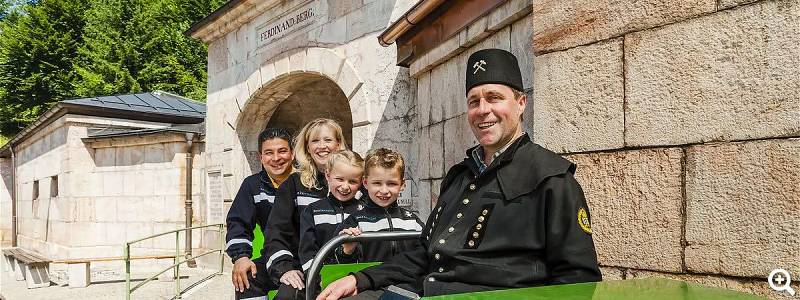 Besucherbahn © Südwestdeutsche Salzwerke AG, Salzbergwerk Berchtesgaden