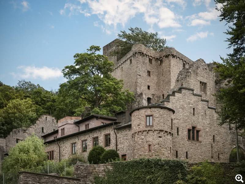 SSG Altes Schloss Hohenbaden Fassade Staatliche Schlösser und Gärten Baden-Württemberg Guenther Bayerl 