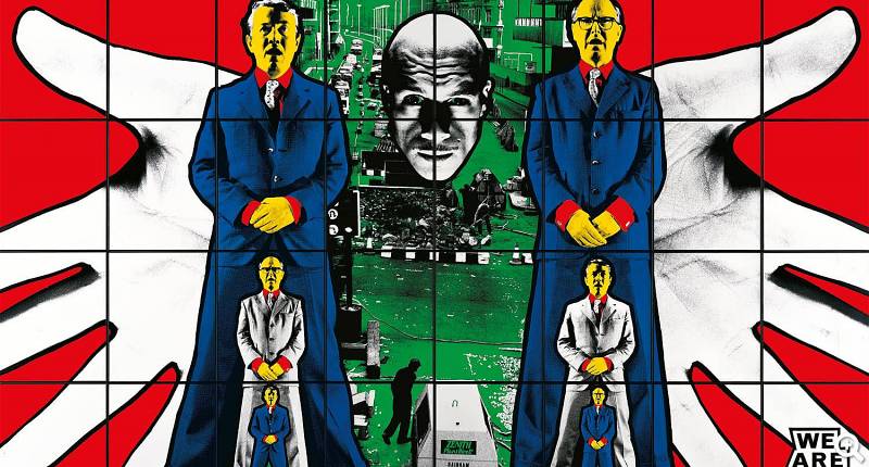 Gilbert & George: Handgefärbte Schwarz-Weiß-Fotodrucke - © Gilbert & George / © Bildrecht, Wien 2021