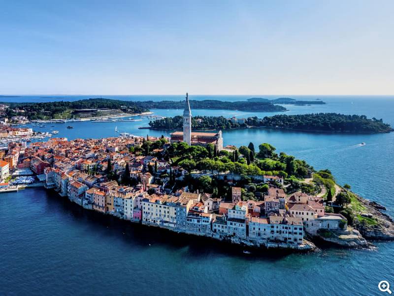 rovinj von oben