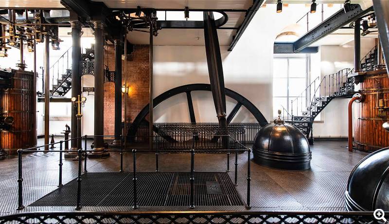 Dampfpumpenstation - Foto: Lisbon Water Museum Heritage