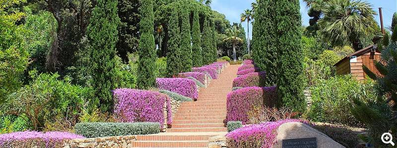 Schreiten Sie durch den Botanischen Garten - Foto: Jardí Botànic Marimurtra Blanes