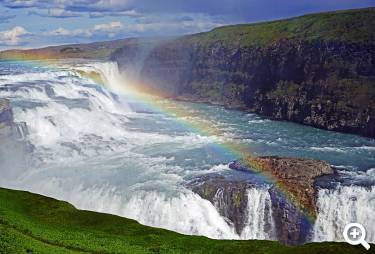 der Gulfoss Wasserfall auf Island © pixabay.com