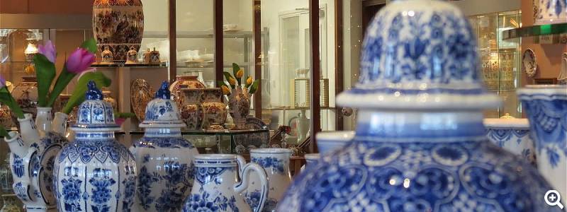 Fertig gestellte Vasen - Foto: Heinen Delfts Blauw