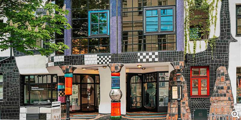 Außenfassade - © KUNST HAUS WIEN, Fotos: Paul Bauer
