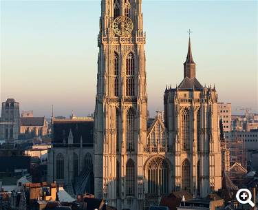 Außenansicht der Liebfrauenkathedrale Antwerpen © The Cathedral of Our Lady Antwerp, S. Dewickere