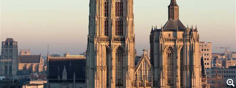 Außenansicht der Liebfrauenkathedrale Antwerpen © The Cathedral of Our Lady Antwerp, S. Dewickere