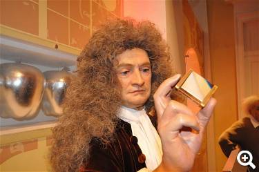 Der berühmte Physiker Isaac Newton