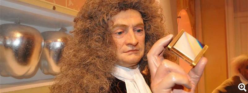Der berühmte Physiker Isaac Newton