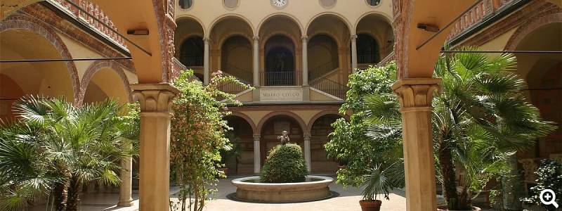 Der Hof Foto: Archaeological Museum of Bologna