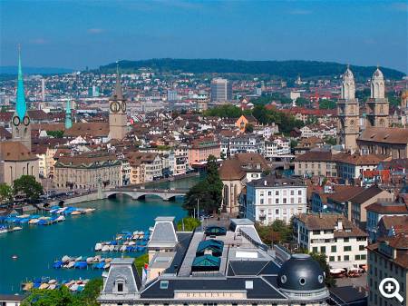 Blick über Zürich