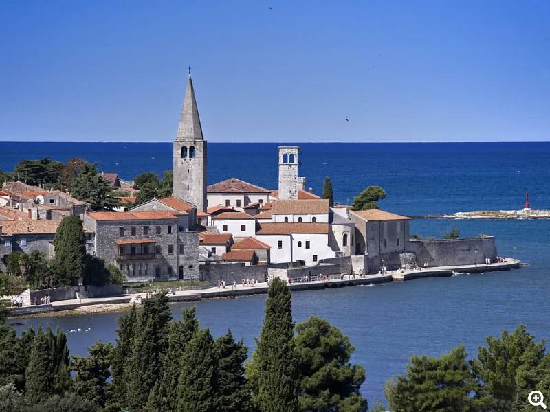 Porec aus der Ferne