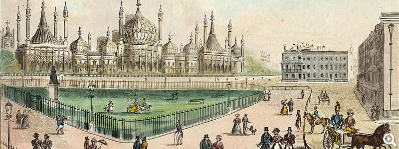 Karrikatur des Royal Pavilion im 17. / 18. Jh. - © Royal Pavilion & Museums, Brighton & Hove