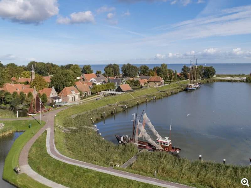 Zuiderzeemuseum von oben Foto The Flying Dutchmen