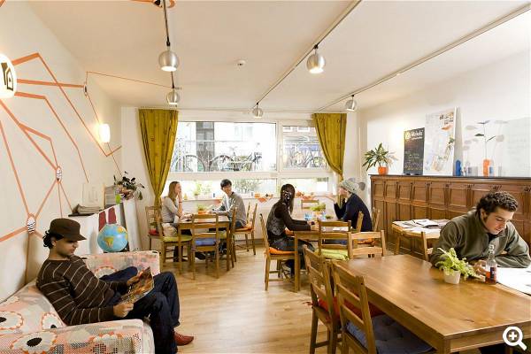 Townside Hostel Aufenthaltsraum