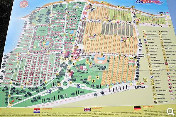 Lageplan der Ferienanlage