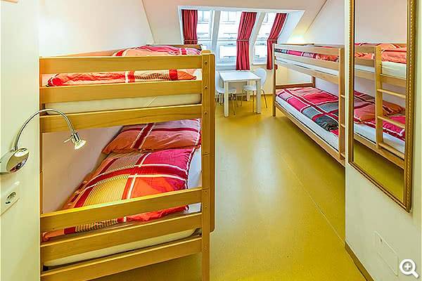 Unterbringungsbeispiel Mehrbettzimmer