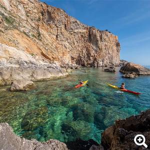 Kajak am Cap de la Barra