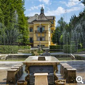 Schloss Hellbrunn mit dem Fürstentisch