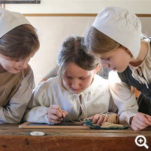 Historischer Unterricht im Schulmuseum