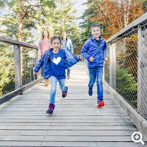 Kinder auf dem Baumwipfelpfad