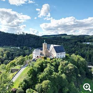Bild Scharfenstein von oben (c) ASL Schlossbetriebe gGmbH