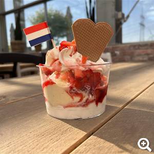 Eis im Koffieshop