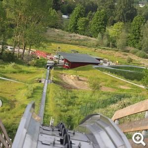 Blick von 40m Höhenunterschied