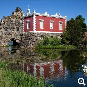 Insel Stein mit Villa Hamilton © KsDW Heinz Fräß́dorf