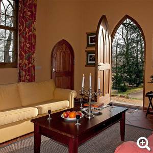 Ferienwohnung Schlangenhaus im Luisium Wohnzimmer © KsDW Heinz Fräß́dorf