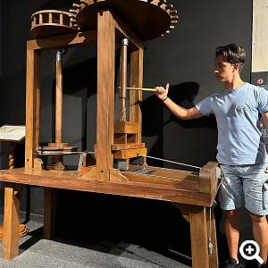 Innenansicht des Leonardo Interactive Museum