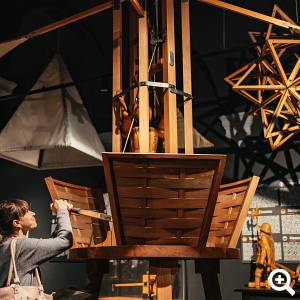 Innenansicht des Leonardo Interactive Museum