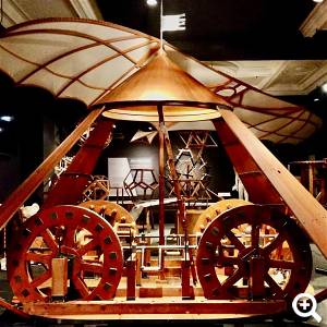 Detailansicht aus dem Inneren des Leonardo Interactive Museum