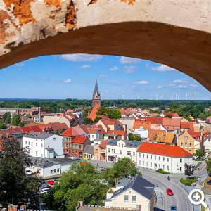 Blick vom Lubwart übers Land